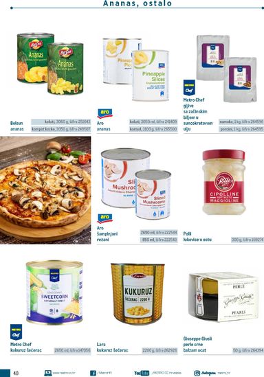 Katalog Metro - Metro - Poslovna rješenja - Pizzeria vrijedi od 06.07. do 31.12. - stranica 40