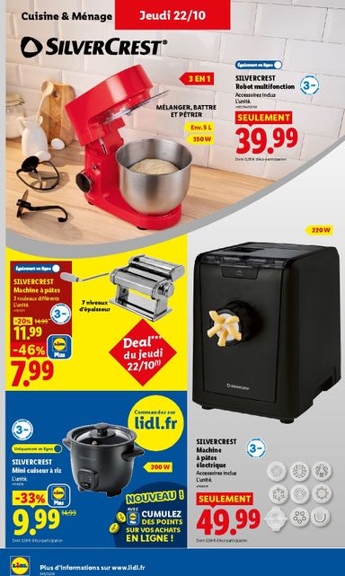 Catalogue Lidl - Lidl valable dès le 22/10 au 28/10 - page 44