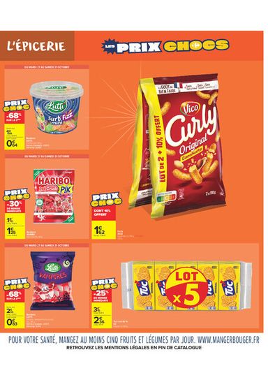 Catalogue Carrefour Market - Carrefour Market - Les Prix Chocs valable dès le 27/10 au 08/11 - page 11