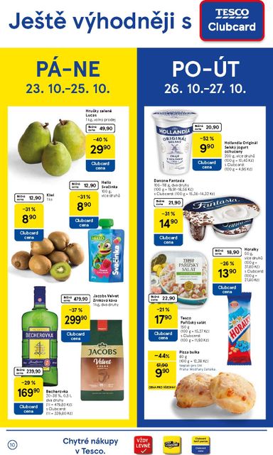 Leták Tesco - Tesco supermarket od 21.10. do 27.10. - strana 10