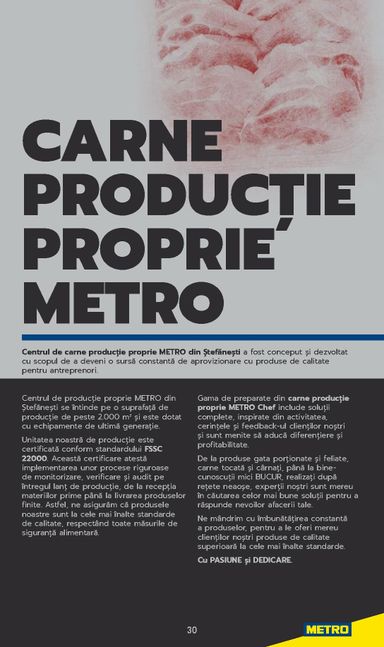 Catalogul Metro - Metro - Carne pentru Profesioniști de la 01.01. până la 31.12. - pagina 30