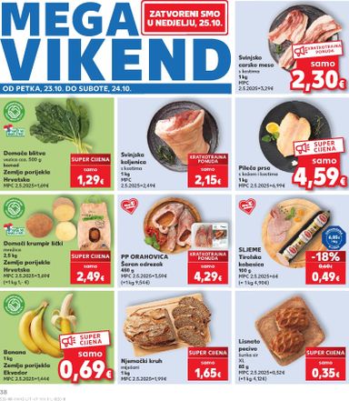 Katalog Kaufland - Kaufland vrijedi od 21.10. do 27.10. - stranica 38