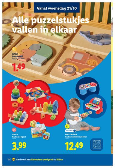 Folder Lidl - Lidl - Speelgoedboekje van 21/10 tot 24/11 - side 10