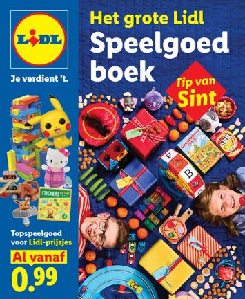 Folder Lidl - Lidl - Speelgoedboek van 09-10 tot 05-12 - side 1