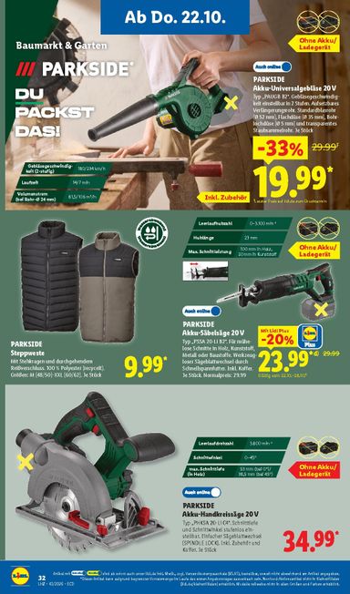 Prospekt Lidl - Lidl - Angebot der Woche gültig ab 19.10. bis 24.10. - seite 20