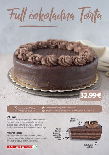 Katalog SPAR - SPAR - Torte vrijedi od 19.01. do 31.12. - stranica 17