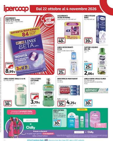 Volantino Ipercoop - Ipercoop valido dal 22/10 al 04/11 - pagina 22