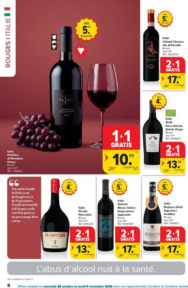 Folder Carrefour - Carrefour - Foire aux vins van 28/10 tot 09/11 - side 8