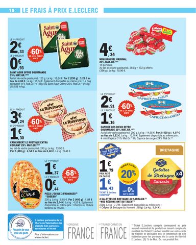 Catalogue E.Leclerc - E.Leclerc - Nos promos du moment valable dès le 13/10 au 24/10 - page 18