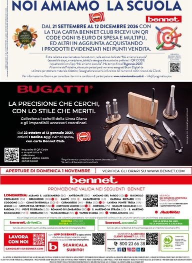 Volantino Bennet - Bennet - Spaccaprezzi valido dal 22/10 al 04/11 - pagina 40
