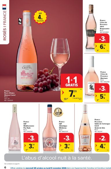 Folder Carrefour - Carrefour - Foire aux vins van 28/10 tot 09/11 - side 6