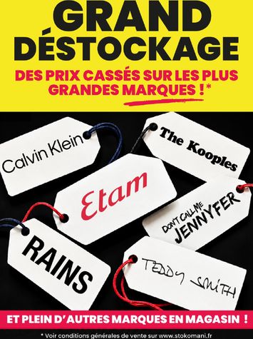 Catalogue Stokomani - Stokomani - Grand Déstockage valable dès le 09/10 au 22/10 - page 1