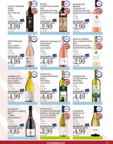 Volantino Il Gigante - Il Gigante - Festa del vino valido dal 10/09 al 21/10 - pagina 9