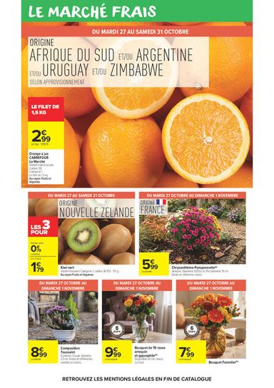 Catalogue Carrefour Market - Carrefour Market valable dès le 27/10 au 08/11 - page 17