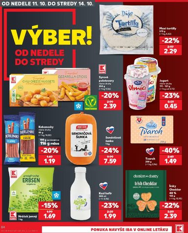 Leták Kaufland - Kaufland od 08.10. do 14.10. - strana 84