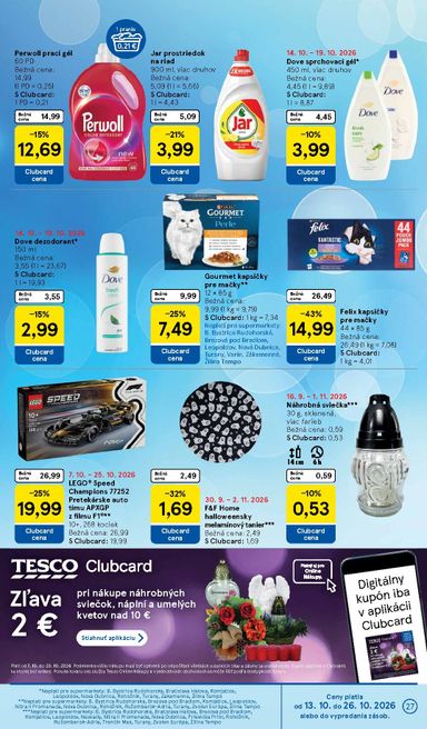 Leták Tesco - Tesco supermarket od 14.10. do 20.10. - strana 27