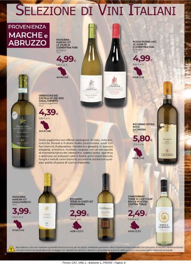 Volantino Coop - Coop - Selezione di Vini Italiani valido dal 22/10 al 18/11 - pagina 4