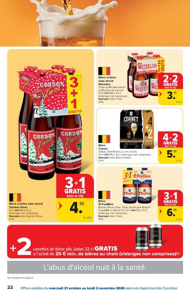 Folder Carrefour - Carrefour Hypermarchés van 21/10 tot 02/11 - side 22