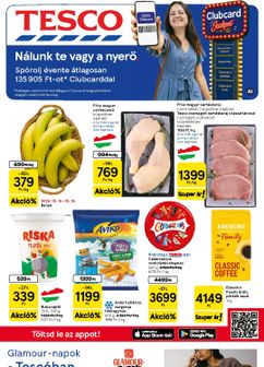 Tesco akciós újság, érvényes csütörtöktől 10.15.
