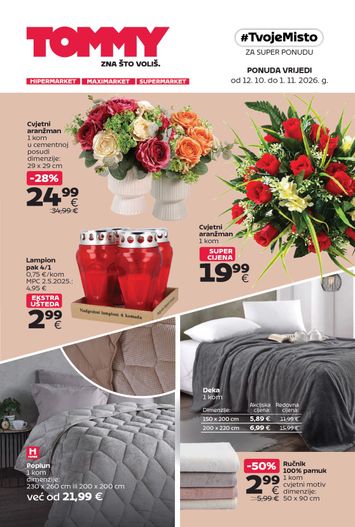 Katalog Tommy - Tommy - #TvojeMisto za super ponudu vrijedi od 12.10. do 01.11. - stranica 1