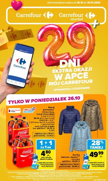 Gazetka Carrefour - Carrefour - Extra Okazje od 26.10. do 30.10. - strona 1