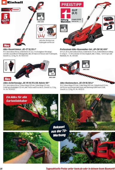 Prospekt toom - Toom - Gartenpflege & Teich gültig ab 01.03. bis 31.12. - seite 26
