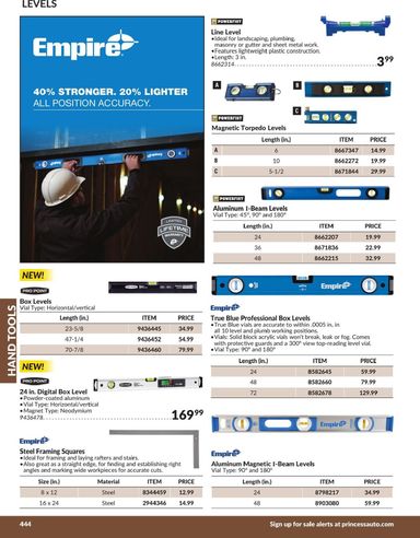 Flyer Princess Auto - Princess Auto - Hand Tools valid since 04-21 until 12-31 - page 54