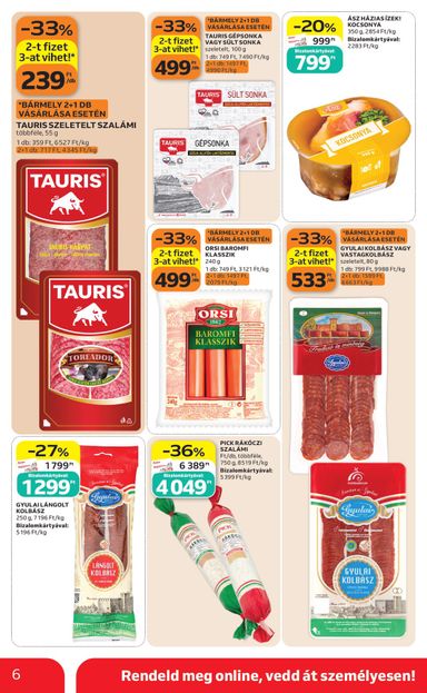 Akciós újság Auchan - Auchan szupermarket érvényes 10.22.-tól 10.28.-ig - 6 oldal