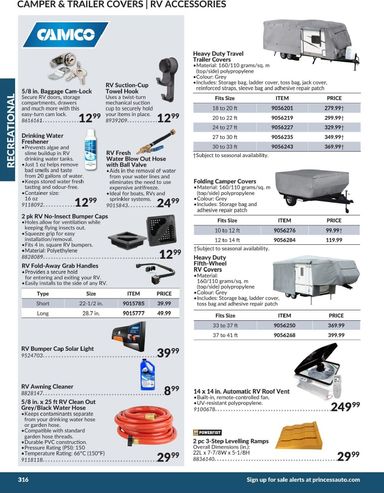 Flyer Princess Auto - Princess Auto - Recreational valid since 04-21 until 12-31 - page 5