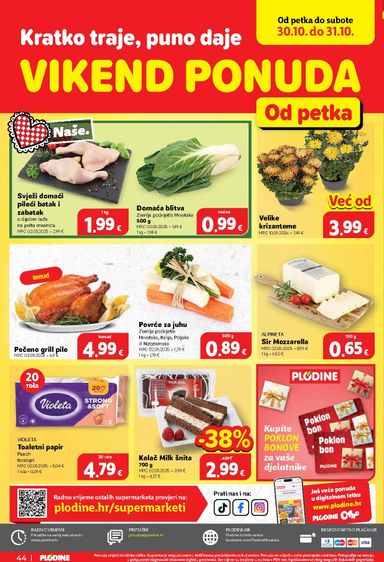 Katalog Plodine - Plodine vrijedi od 28.10. do 03.11. - stranica 44