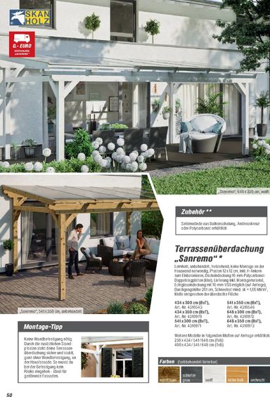 Prospekt toom - Toom - Gartenhäuser & Carports gültig ab 01.03. bis 31.12. - seite 50
