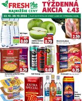 Fresh Plus platný od štvrtka 22.10.2026