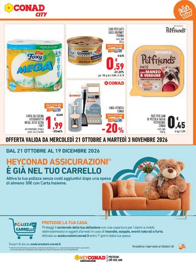 Volantino Conad City - Conad City - Roma, Viterbo valido dal 21/10 al 03/11 - pagina 19