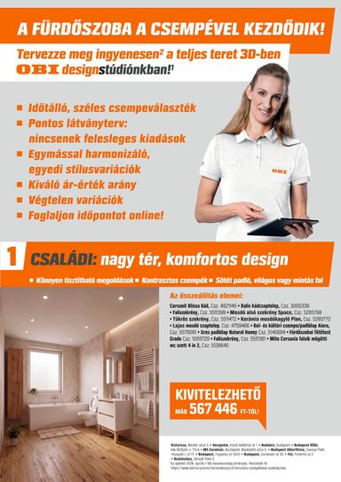 Akciós újság OBI - OBI - Designstúdió magazin érvényes 01.08.-tól 12.31.-ig - 18 oldal