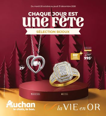 Catalogue Auchan - Auchan - Bijoux pour les fêtes valable dès le 20/10 au 31/12 - page 1
