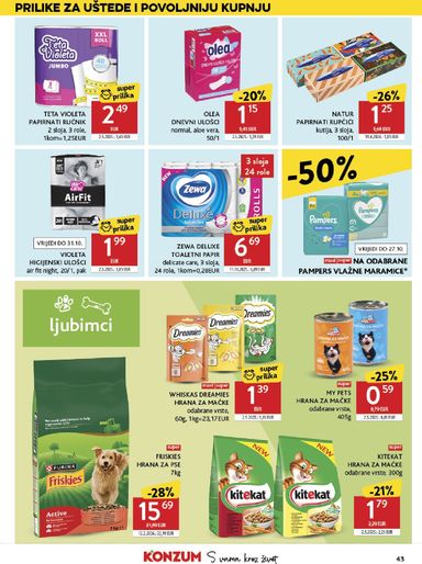 Katalog Konzum - Konzum vrijedi od 14.10. do 20.10. - stranica 43
