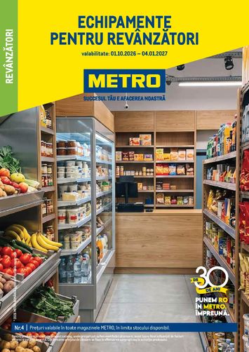 Catalogul Metro - Metro - Echipamente pentru magazinul tău de la 01.10. până la 04.01. - pagina 1