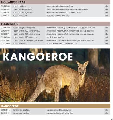 Folder Hanos - HANOS - Wildbrochure van 06-09 tot 31-12 - side 21