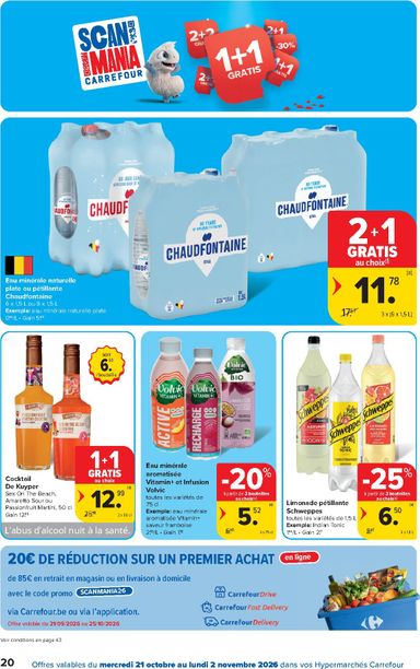 Folder Carrefour - Carrefour Hypermarchés van 21/10 tot 02/11 - side 20