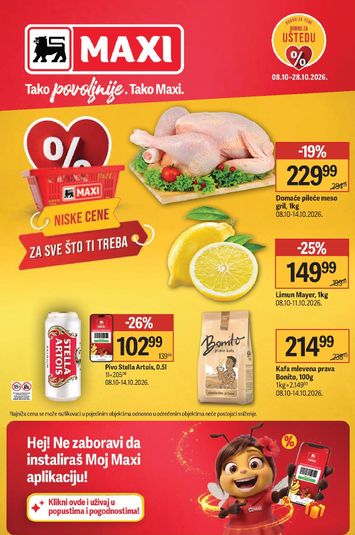 Katalog Maxi - Maxi od 08.10 do 28.10 - strana 1