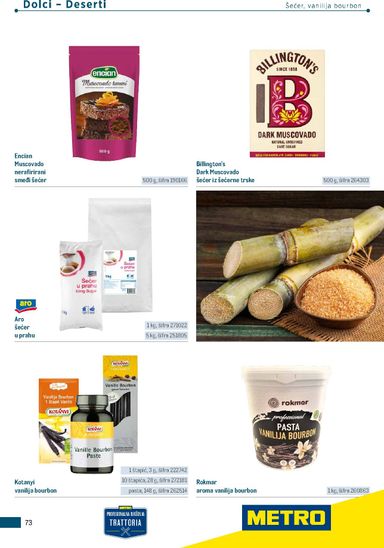 Katalog Metro - Metro - Poslovna rješenja - Trattoria vrijedi od 04.03. do 31.12. - stranica 73