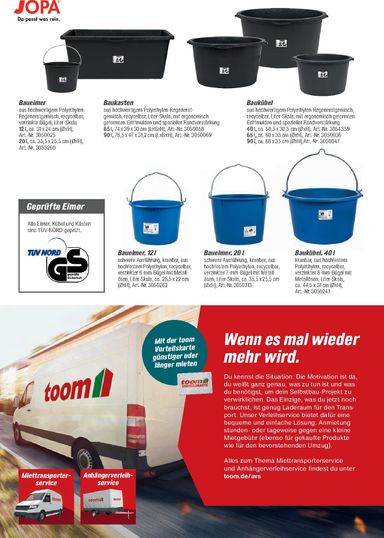 Prospekt toom - Toom - Baustoffe & Bauelemente gültig ab 01.03. bis 31.12. - seite 32