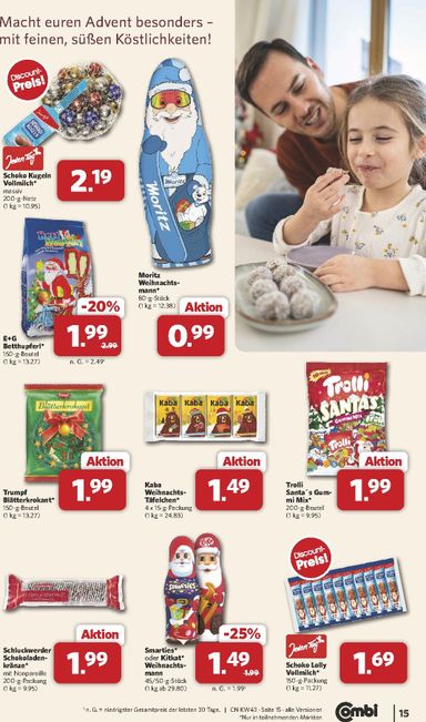 Prospekt Combi - Combi gültig ab 19.10. bis 24.10. - seite 15