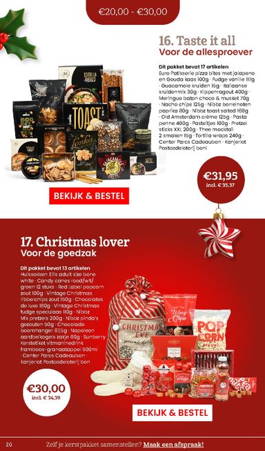 Folder Makro - Makro - Kerstpaketten catalogus van 20-10 tot 31-12 - side 20