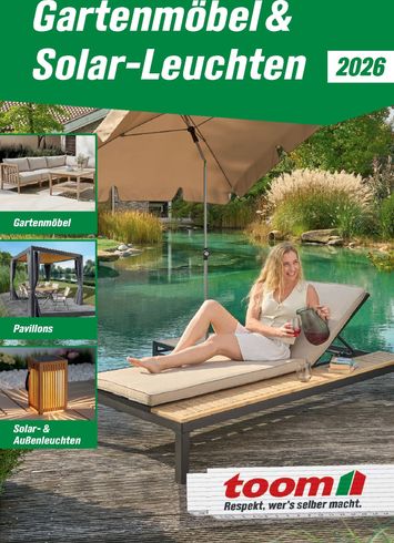 Prospekt toom - Toom - Gartenmöbel & Solar-Leuchten gültig ab 01.03. bis 31.12. - seite 1