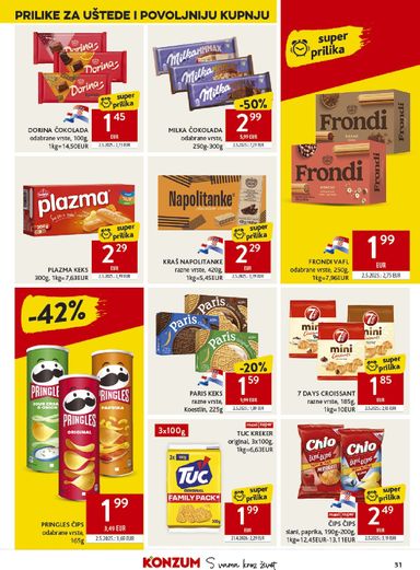 Katalog Konzum - Konzum vrijedi od 28.10. do 03.11. - stranica 31