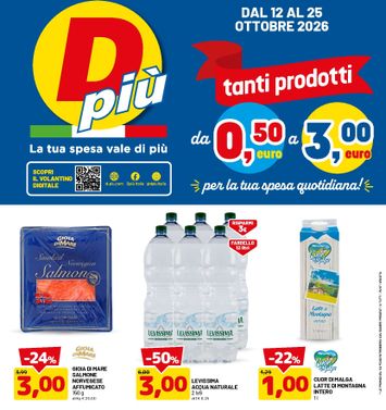 Volantino DPiù - DPiù valido dal 12/10 al 25/10 - pagina 1