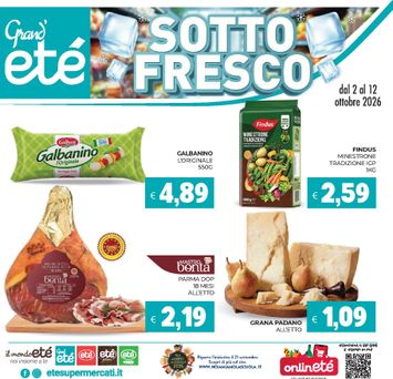 Volantino Eté - Eté - Grand valido dal 02/10 al 12/10 - pagina 1