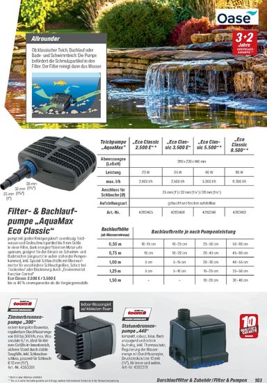 Prospekt toom - Toom - Gartenpflege & Teich gültig ab 01.03. bis 31.12. - seite 103