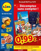 Catalogue Lidl de de jeudi 05/11